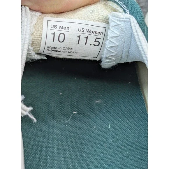 Tullamore Whiskey Slip On Skateboard Shoes Size 10 Green & White Excellent Cond. - Picture 12 of 16